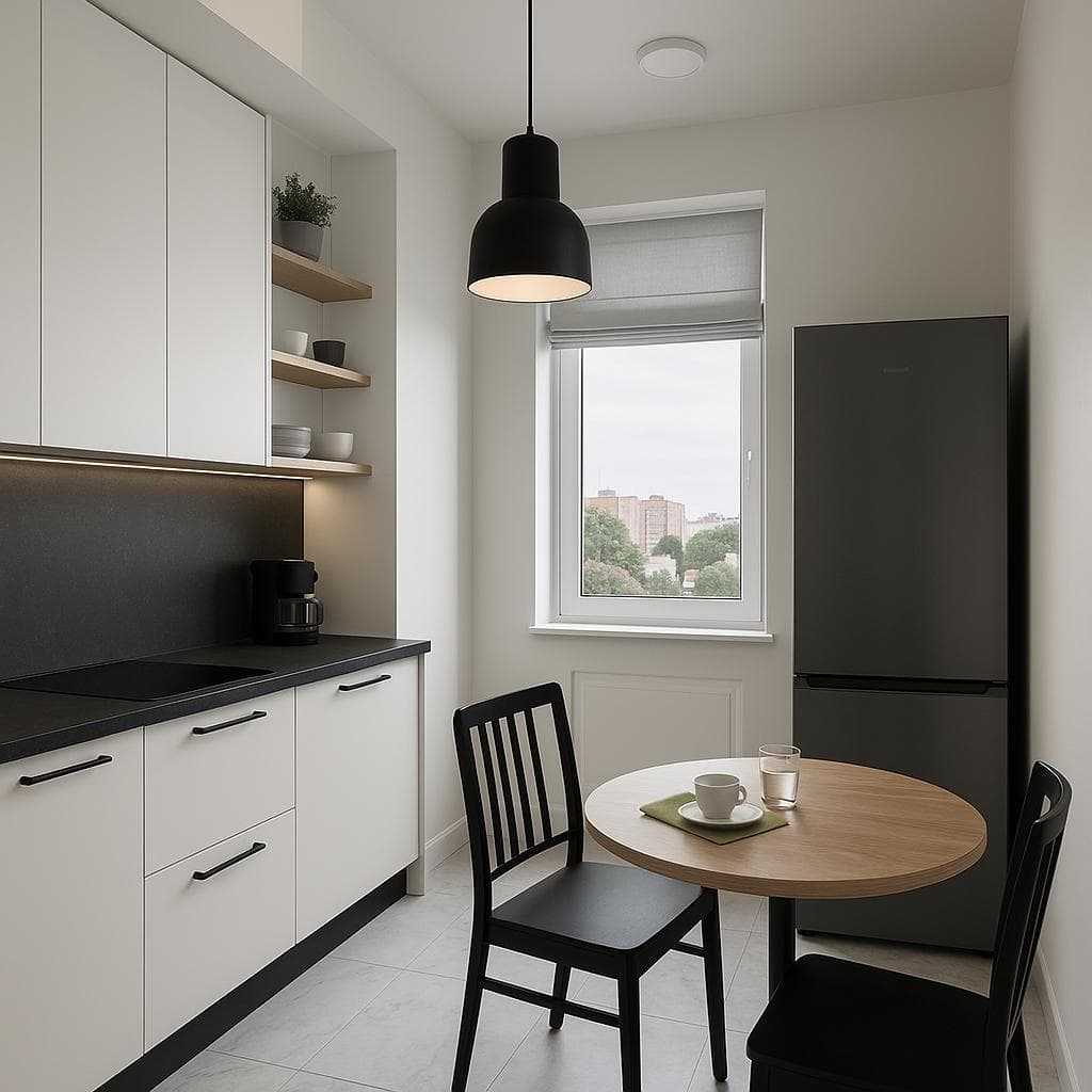 Cuisine compacte minimaliste